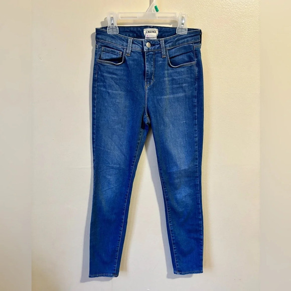 L’AGENCE Margot Jean Skinny High Rise Light Vintage Size 26 - Picture 2 of 15
